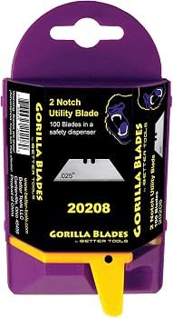 2-Notch Utility Blades (100/Dispenser)