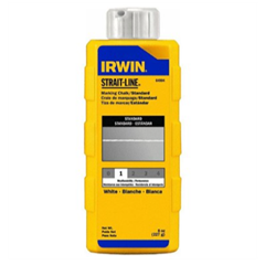 Irwin Strait-Line Temporary Marking Chalk White 8 oz