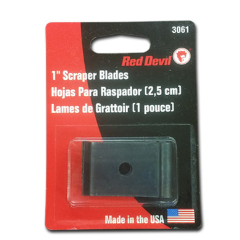 Red Devil Scraper Blades 1 in Red (2 Pack)