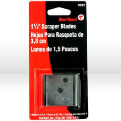 Red Devil Scraper Blades 1-1/2 in Red (2 Pack)