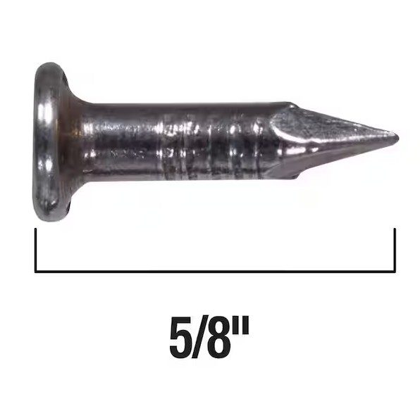 Concrete Nails 10 GA 5/8 in (1 lb Bag)