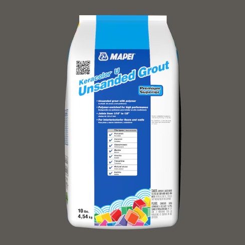 MAPEI Keracolor Unsanded Grout Charcoal 25 lb