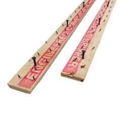 Halex Poplar Carpet Tack Strip for Subfloors 1 in x 4 ft (100 Pack)