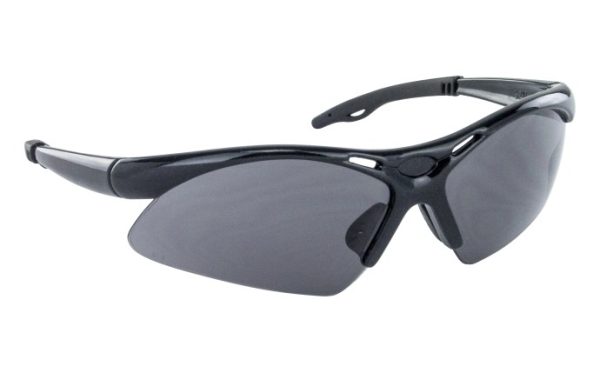 SAS Diamonds Back Safety Glasses Black Frame Gray Lens