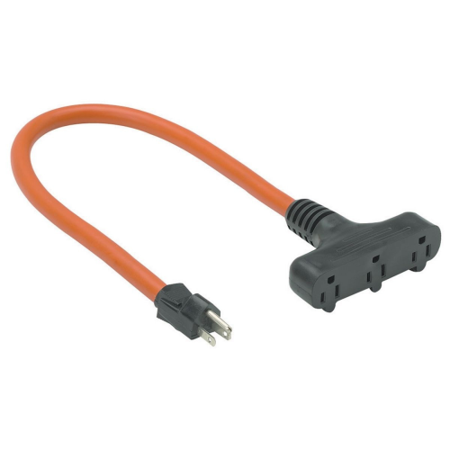 Vanguard Triple Tap 3-Outlet Extension Cord 2 ft.