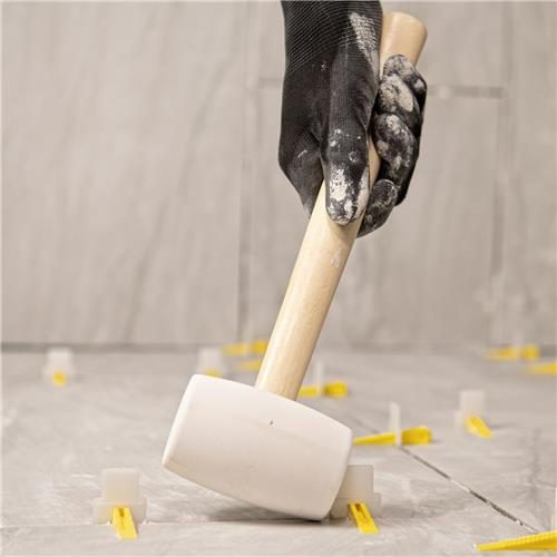 QEP White Rubber Tile Tapping Mallet 16 oz