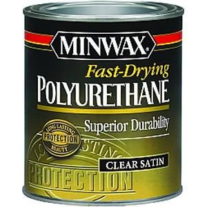 Minwax63010 Qt Satin Fast Dry Polyurethane