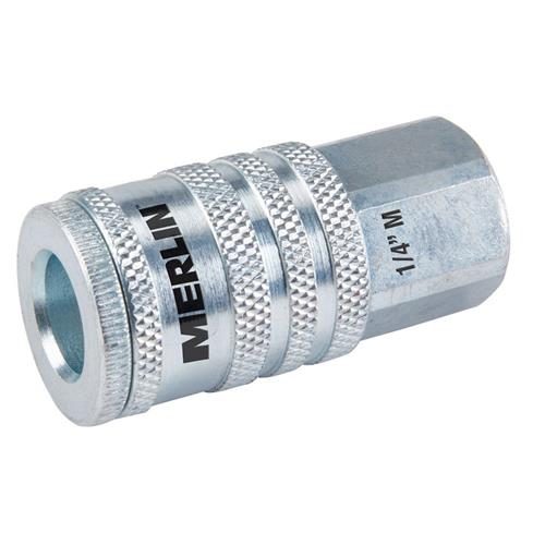 Steel Industrial Coupler 1/4 in Female
