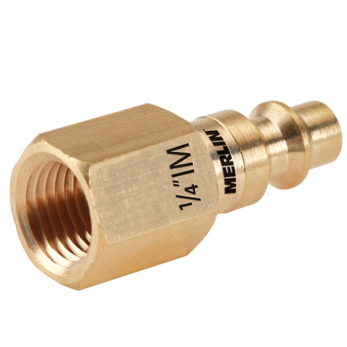 Brass Industrial Plug 1/4 in Female