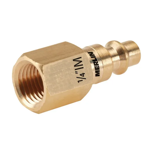 Brass Industrial Plug 1/4 in Female