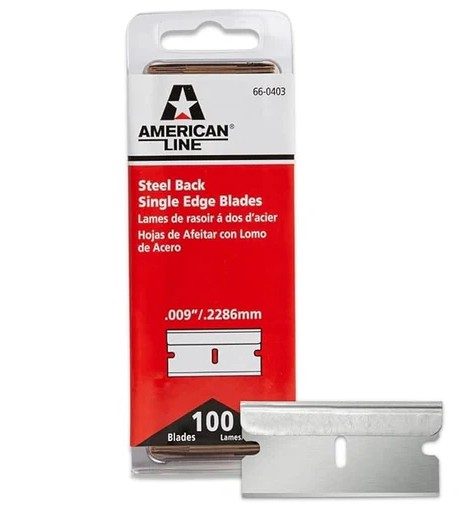 American Line Single Edge Razor Blades (10 Pack)