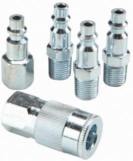 Industrial Quick Coupler & Plug Set (5 Piece)