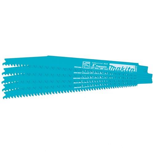 Wood Cutting Reciprocating Saw Blade 8 in Progressive (5 Pack)