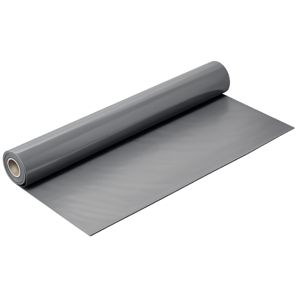 PVC Shower Pan Liner Gray 5 ft Wide Cut-to-Length