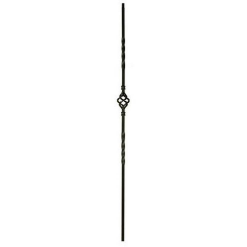 Knee Wall Single Basket Iron Baluster – Oil Rubbed Bronze