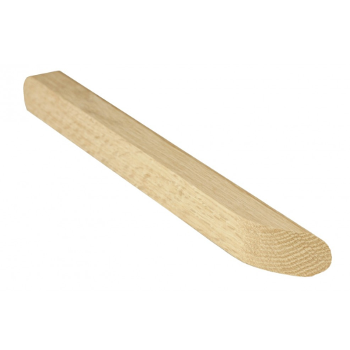 Red Oak Stair Tread with Curved Edge Return