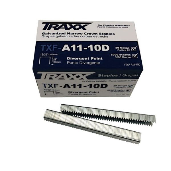 Traxx Carpet Pad Staples 3/8 in #TXF-A11-10D (5,000/Box)