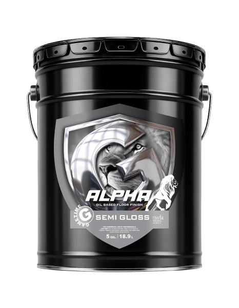 Alpha Oil-Based Residential Floor Finish Semi-Gloss 5 Gal