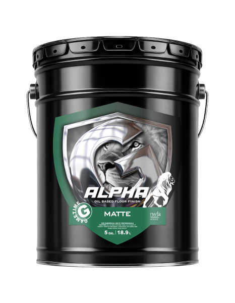 Alpha Oil-Based Residential Floor Finish Matte 5 Gal