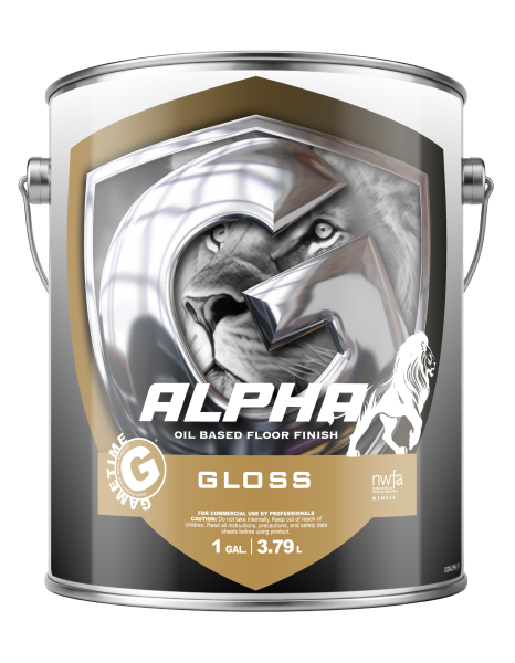 Alpha Oil-Based Residential Floor Finish Gloss 1 Gal