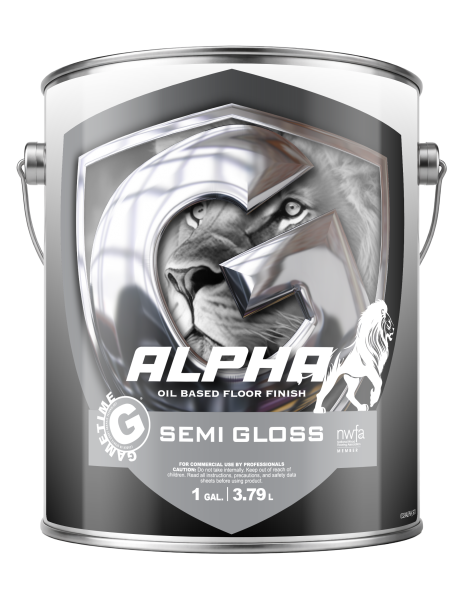 Alpha Oil-Based Residential Floor Finish Semi-Gloss 1 Gal