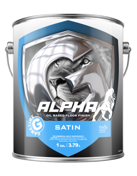 Alpha Oil-Based Residential Floor Finish Satin 1 Gal
