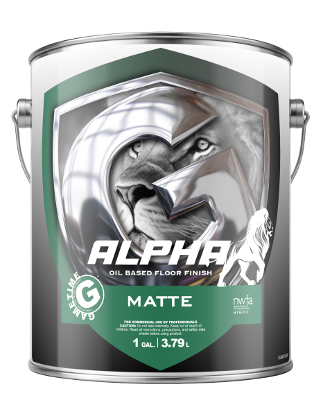 Alpha Oil-Based Residential Floor Finish Matte 1 Gal