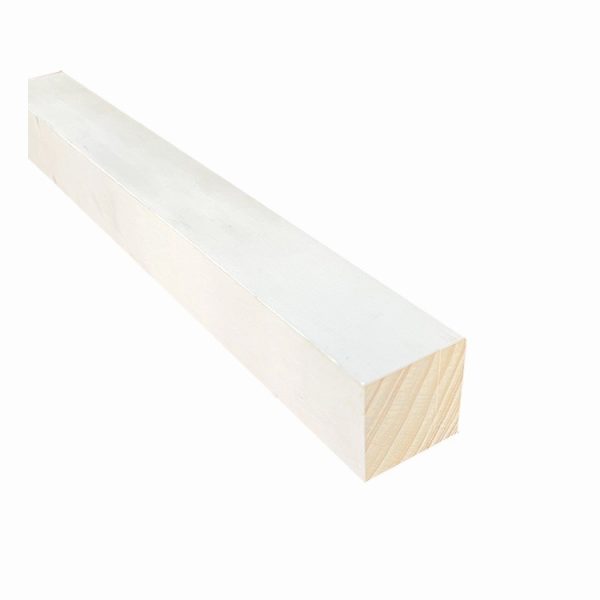 White Primed Base Cap Molding 1/2