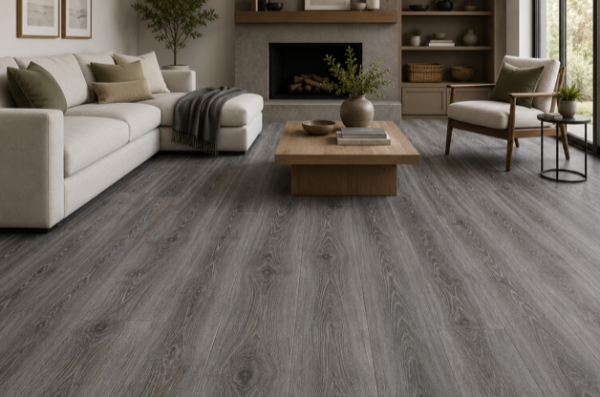 Pyzo-X BNG SPC 12 Mil Flooring 7.2 in x 48 in – Charcoal (24.03 SF/Box)