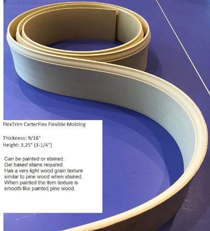 Flex Trim CM663 Baseboard 9/16 in x 3 1/4 in 12 ft