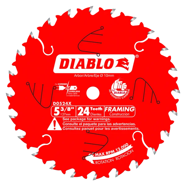 Diablo Framing Circular Saw Blade 5-3/8 in 24T