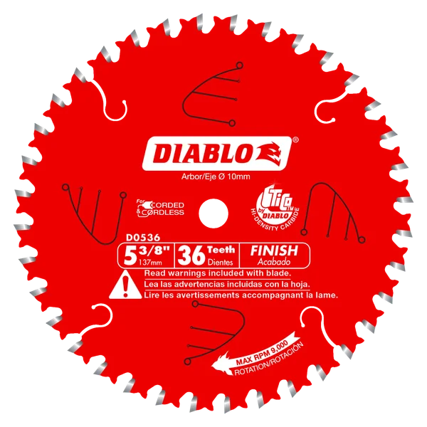 Diablo Finish Trim Blade 5-3/8 in 36T