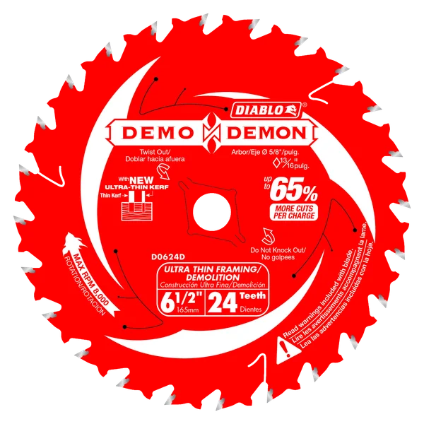 Diablo Demolition Blade 6-1/2 in 24T