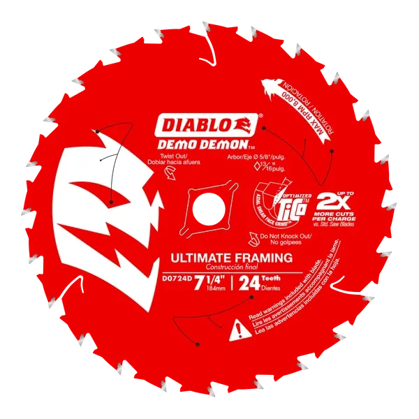 Diablo Demolition Blade 7-1/4 in 24T