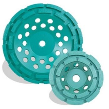 Pearl Abrasive Double Row Masonry Cup Wheel 7 in