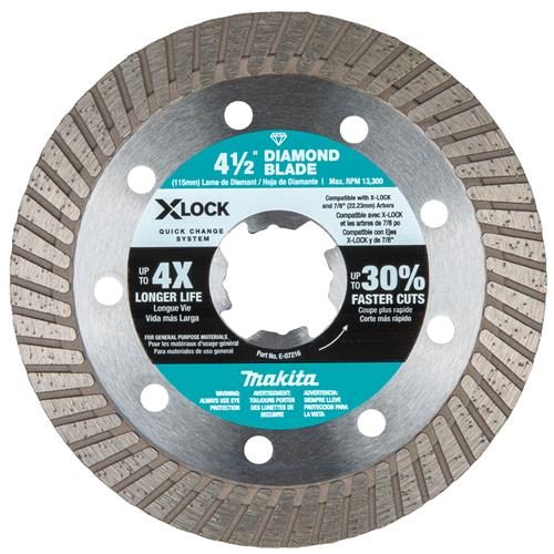 X-Lock Turbo Rim Diamond Blade 4-1/2 in Masonry
