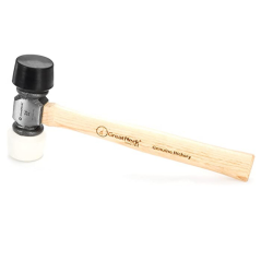 GreatNeck Double Face Mallet Hickory 24 oz #70004