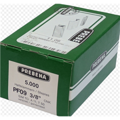 Prebena Staples 3/8 in (5,000 Box)