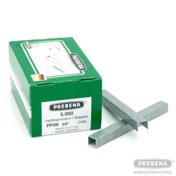 Prebena Staples 3/8 in (5,000 Box)