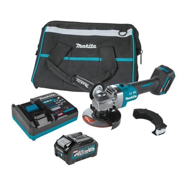 40V XGT Brushless Angle Grinder Kit 4-1/2 in / 5 in Electric Brake 4.0Ah
