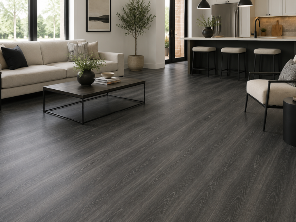 Pyzo-X Glue Down Flooring 7 in x 48 in – Dark Moon (2.0/0.15mm - 48.98 SF/Box)
