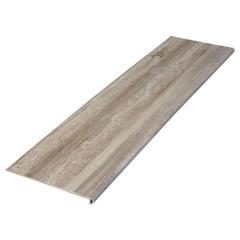 SPC Stair Tread Square with Return - Rustic Beige