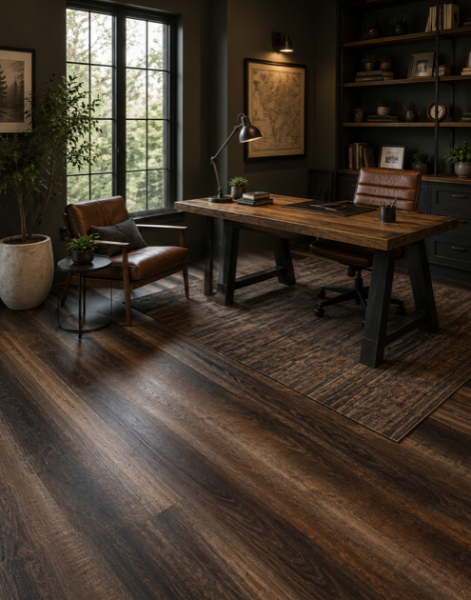 Pyzo-x HD 7000 SPC 12 Mil Flooring 7 in x 48 in – Red Sea (24.15 SF/Box)