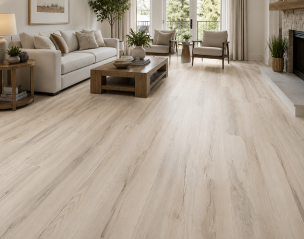 Pyzo-x HD 9000 SPC 12 Mil Flooring 9 in x 48 in – Everest (24.15 SF/Box)