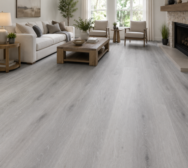 Pyzo-x HD 9000 SPC 12 Mil Flooring 9 in x 48 in – Platinum Classic (24.15 SF/Box)
