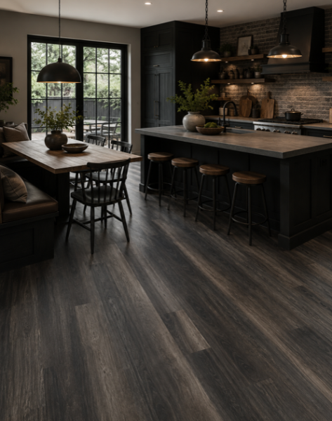 Pyzo-x HD 7000 SPC 12 Mil Flooring 9 in x 48 in – Kodiak (24.15 SF/Box)