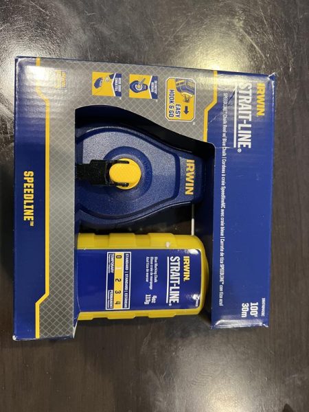 IRWIN Strait-Line Speedline Chalk Reel 3:1 100 ft 8-Pack