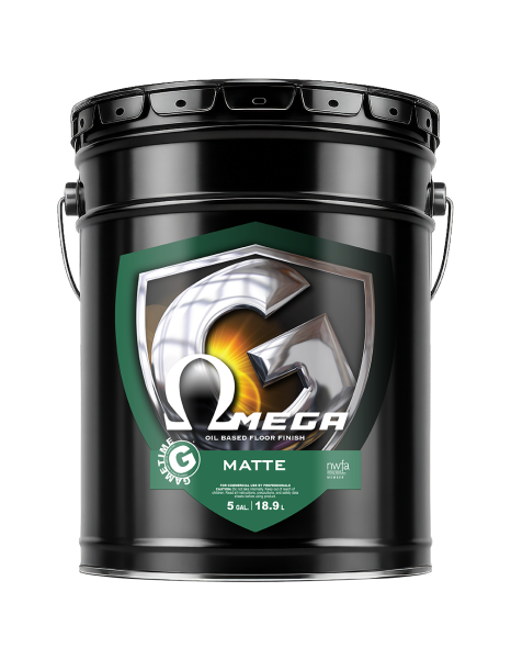 Omega Oil-Based Residential Floor Finish Matte 5 Gal