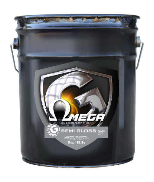 Omega Oil-Based Residential Floor Finish Semi-Gloss 1 Gal