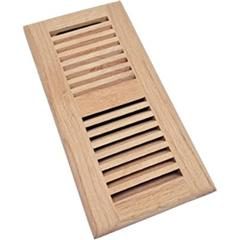 Red Oak Roundover Floor Vent